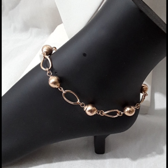 Sevil Jewelry New Kt Gold Filled Ball Chain Ankle Bracelet Poshmark